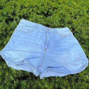 Blue jeans shorts